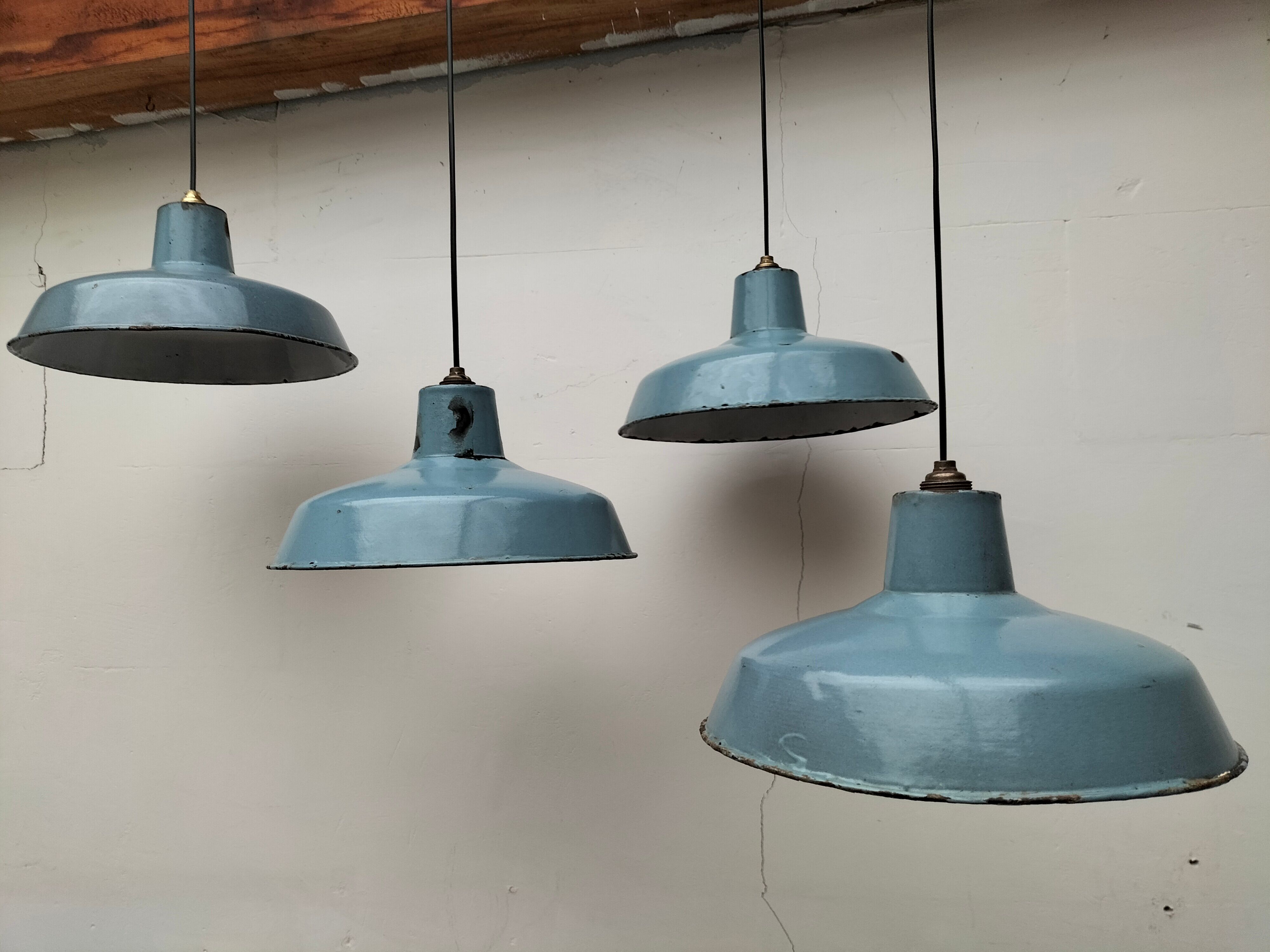 Series of antique lamps