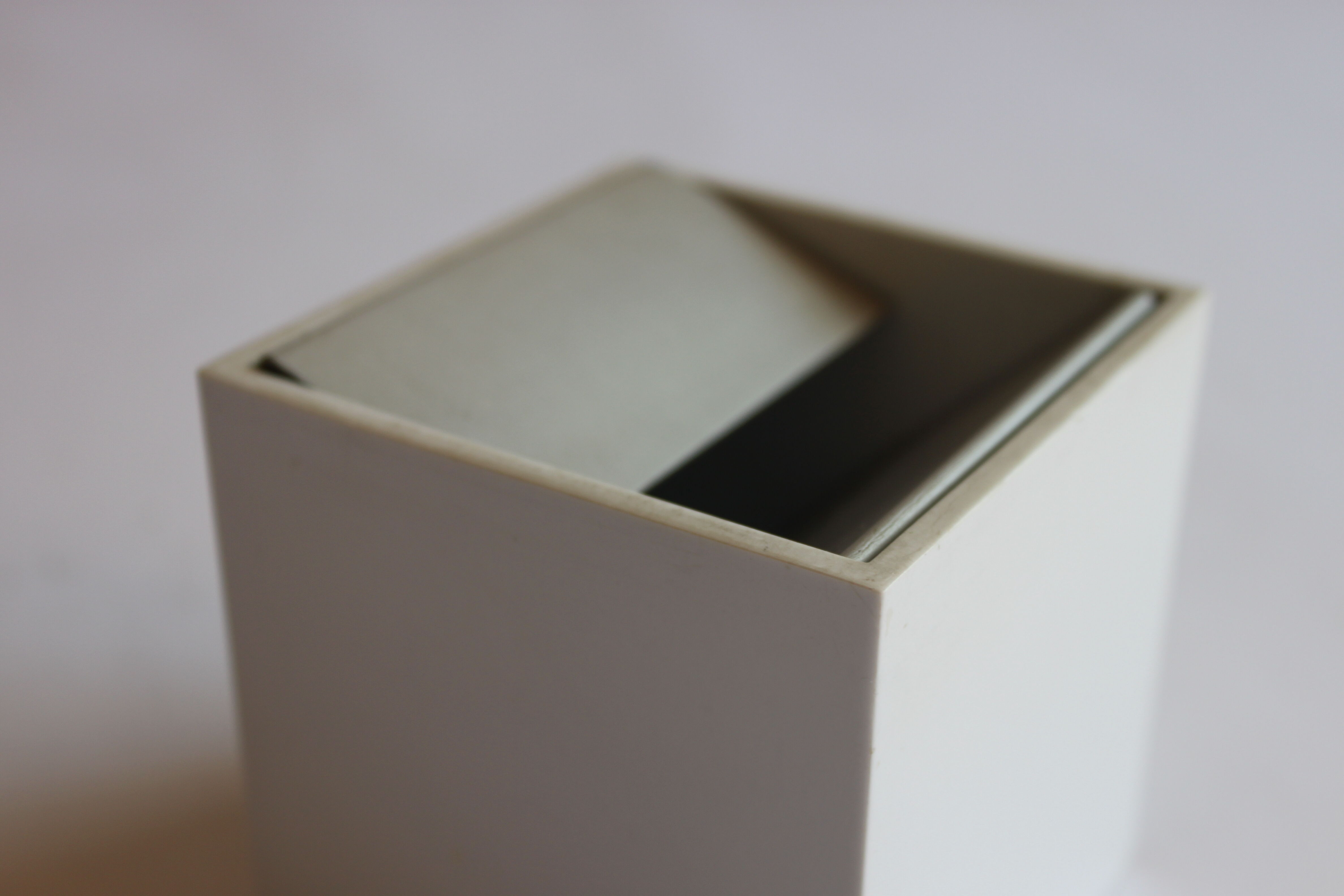 Bruno Munari Cubo L ashtray for Danese, 1957