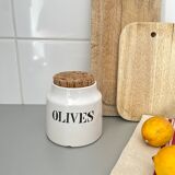 Charolles ceramic “olive” pot