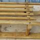 Wooden toboggan
