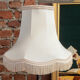 Fringed pagoda lampshade