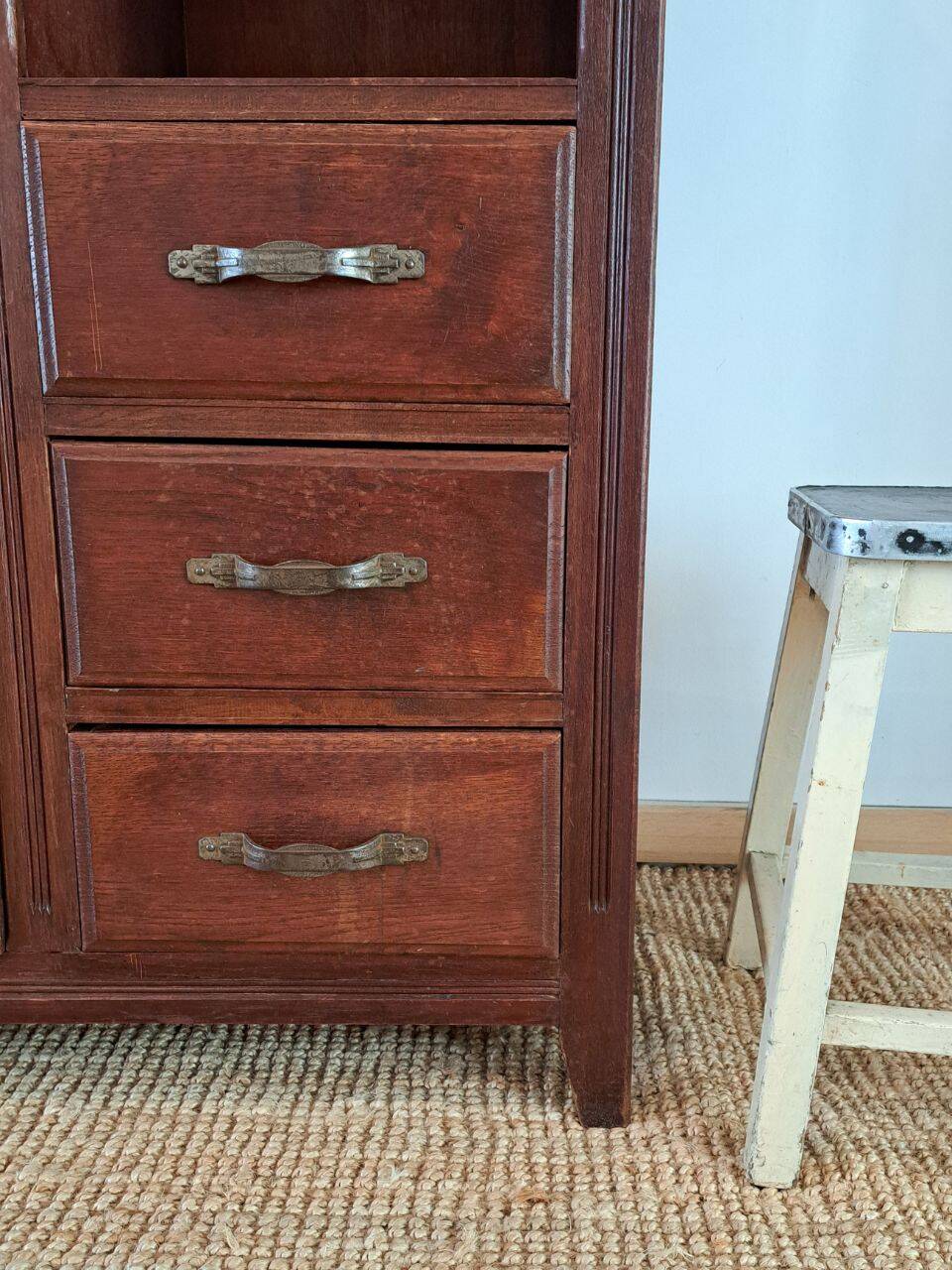 Asymmetrical Art Deco wardrobe