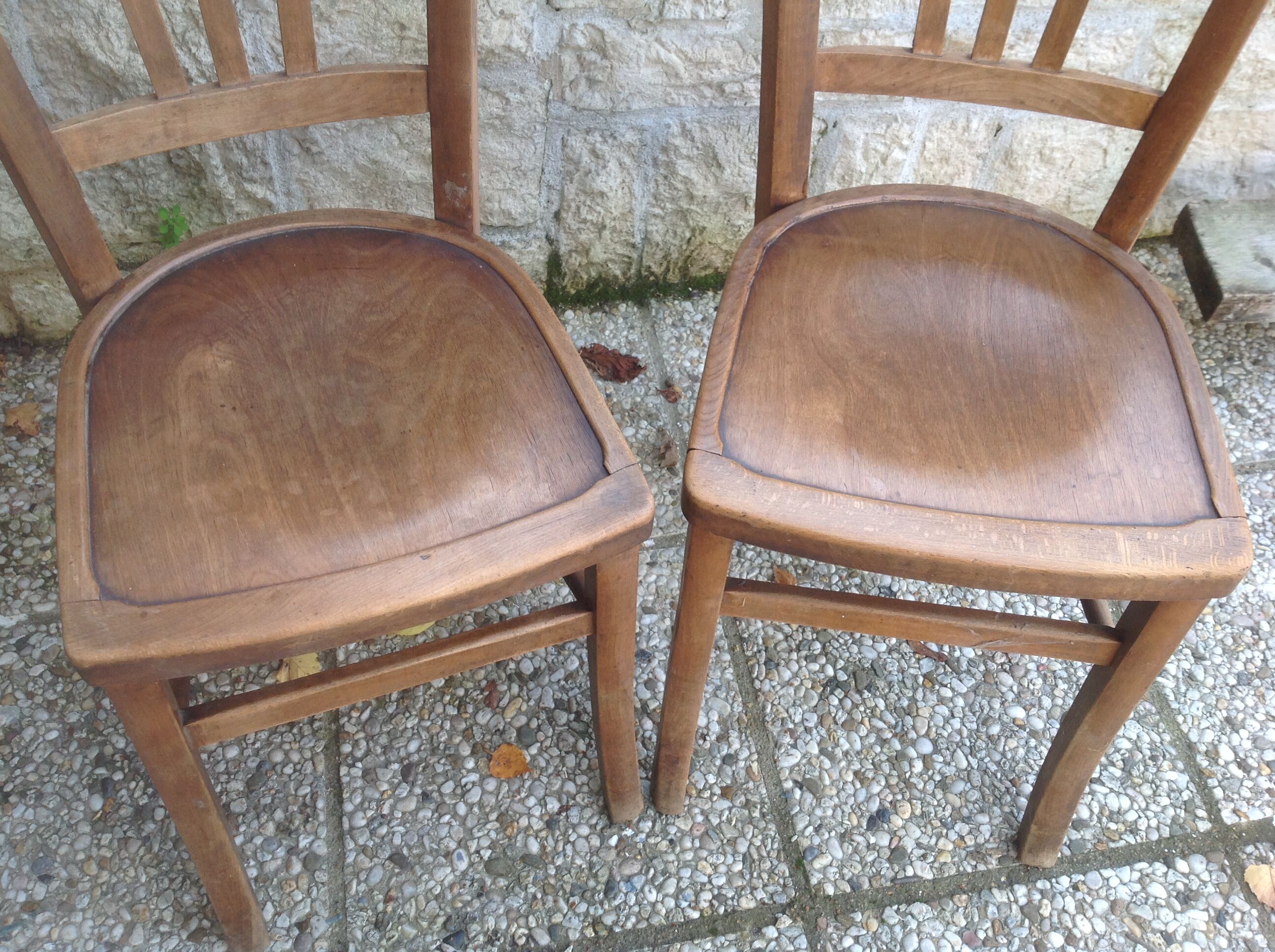 Paire de chaises bistrot Luterma vintage