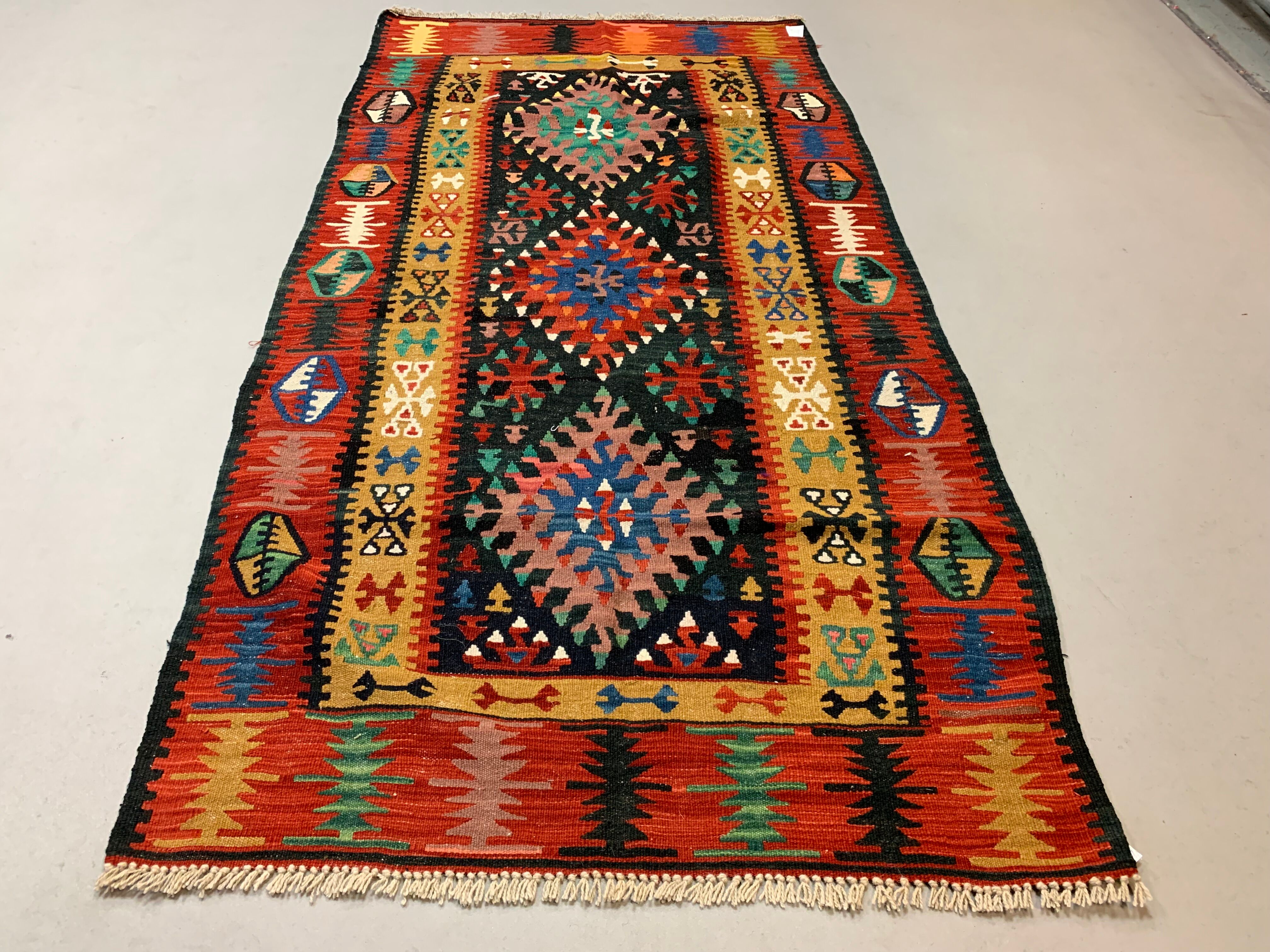Turkish kilim kelim rug - 188x101 cm
