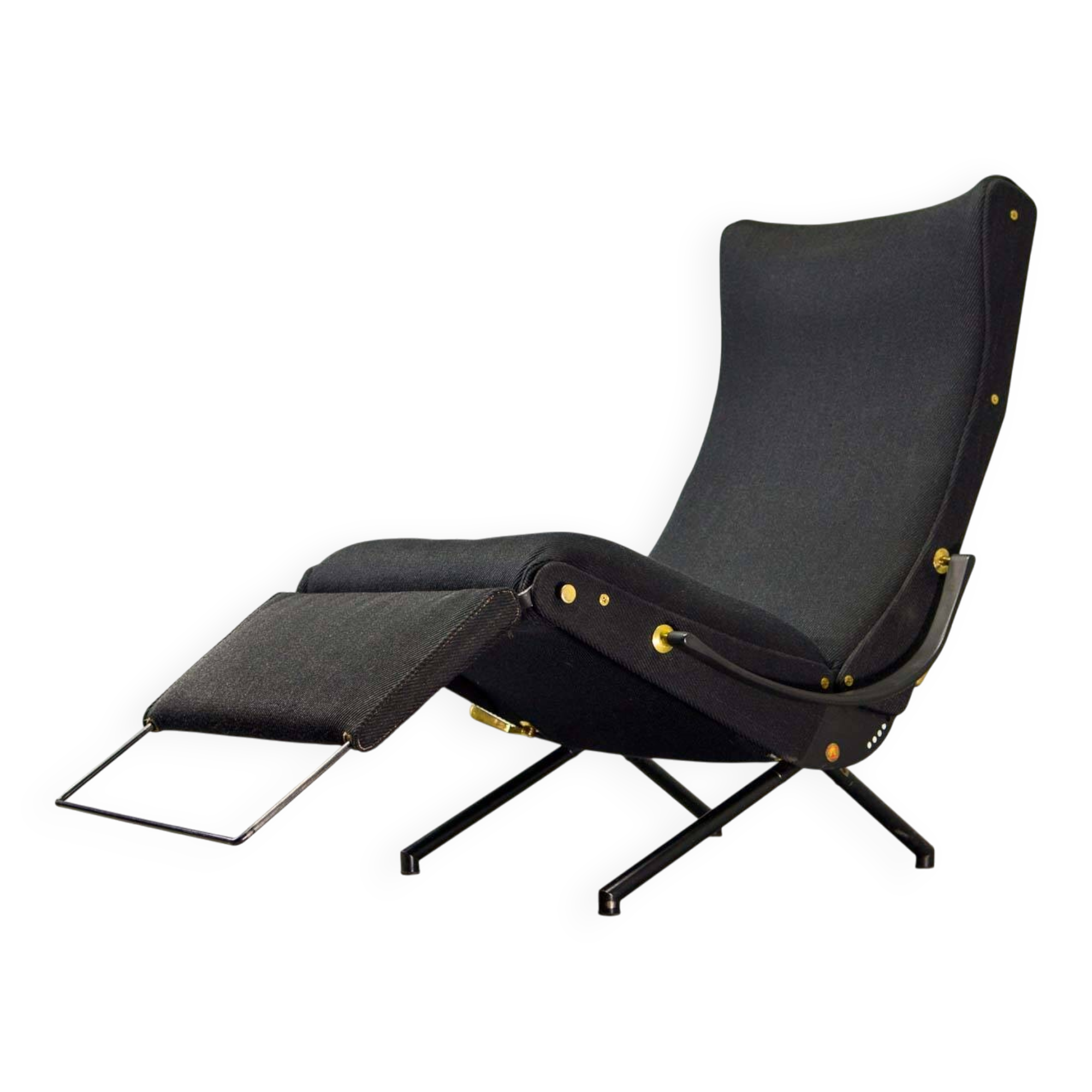 First Edition Osvaldo Borsani P40 Adjustable Tecno Lounge Chair, Italy 50s