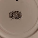 3 old Onnaing earthenware plates
