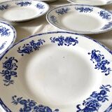 Assiettes creuses anciennes l'Amandinoise