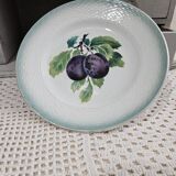 Assiette à dessert  enfaïence de Saint Amand