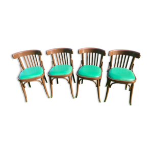 4 chaises bistrot skaï