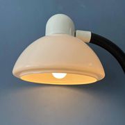 Vintage white Dijkstra mushroom space age floor lamp