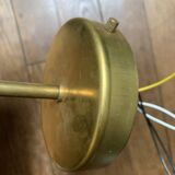 Pair of white wall sconces from the 1950s.