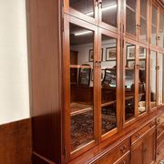 Classic English Mahogany Library Cabinet