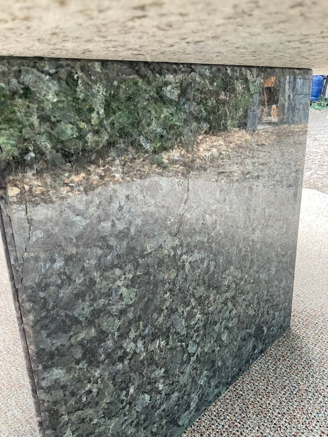 Granite coffee table from the 1980s