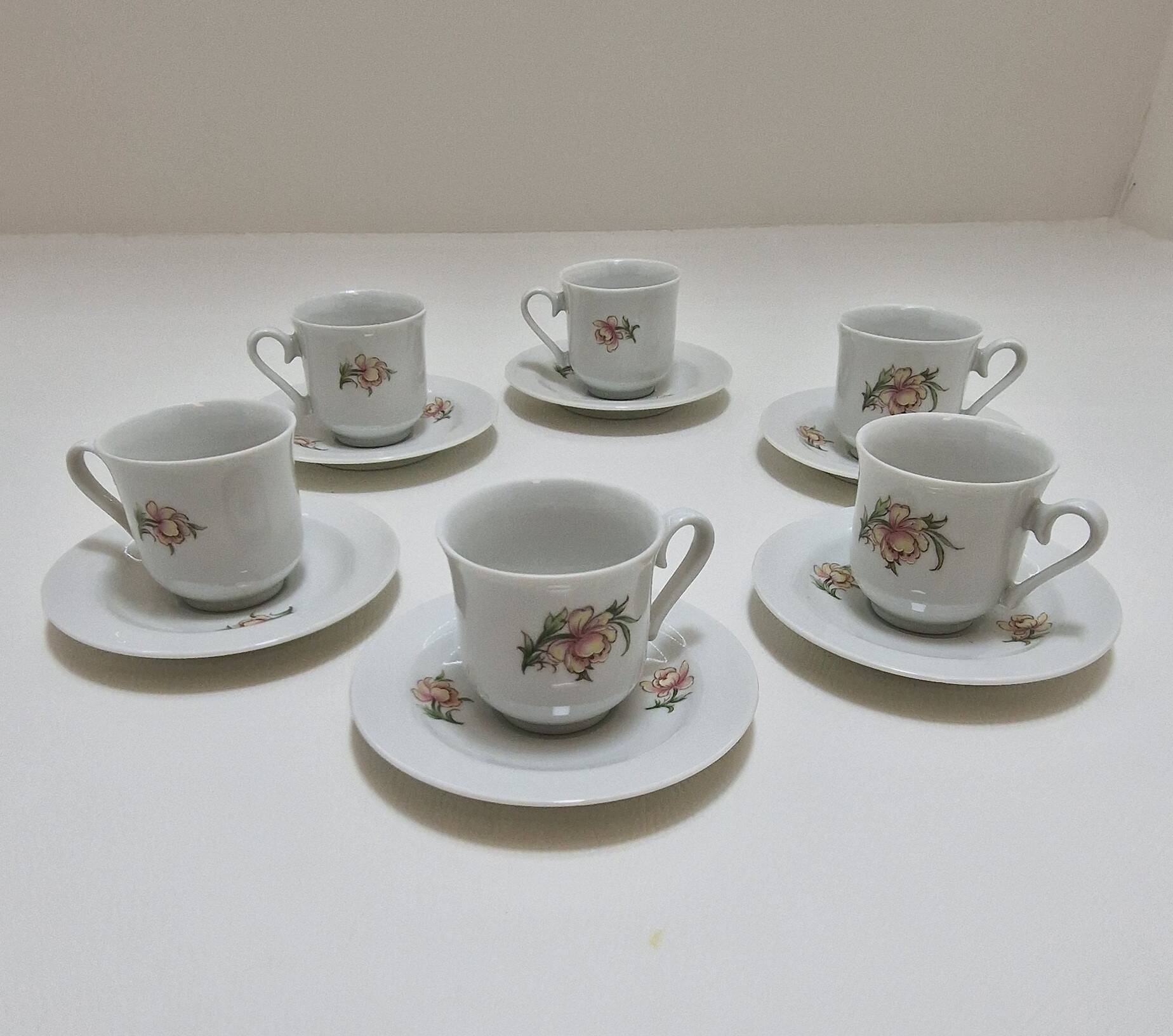 Johann Seltmann Vohenstrauss Bavaria 50/60 porcelain coffee service
