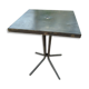 Table bistrot métal décapé Tolix 60 cm x 60 cm