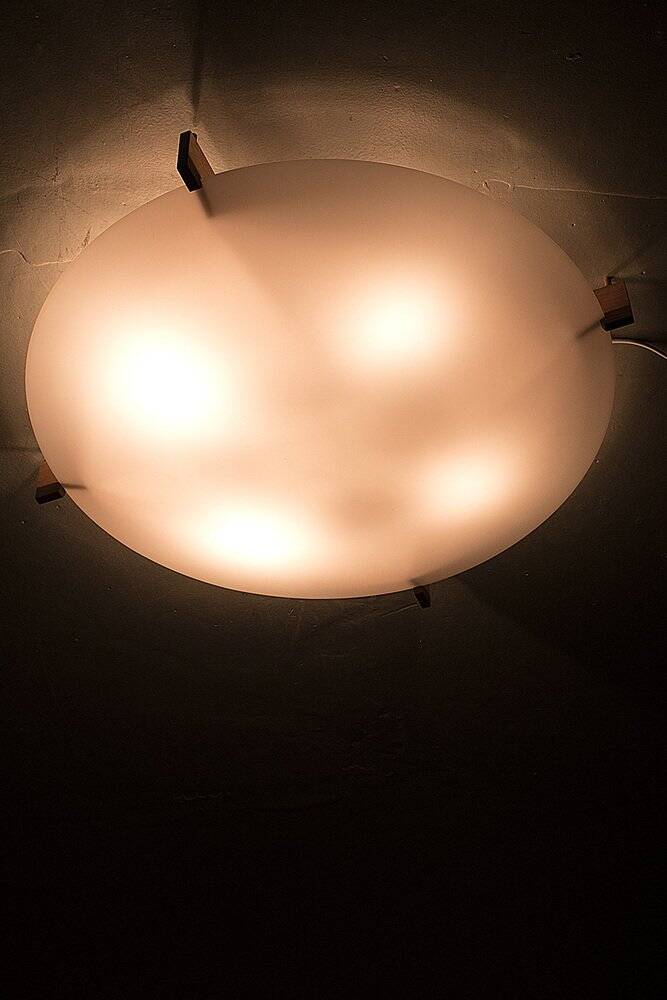 Large Plafo Ceiling Lamp by Östen Kristiansson for Luxus