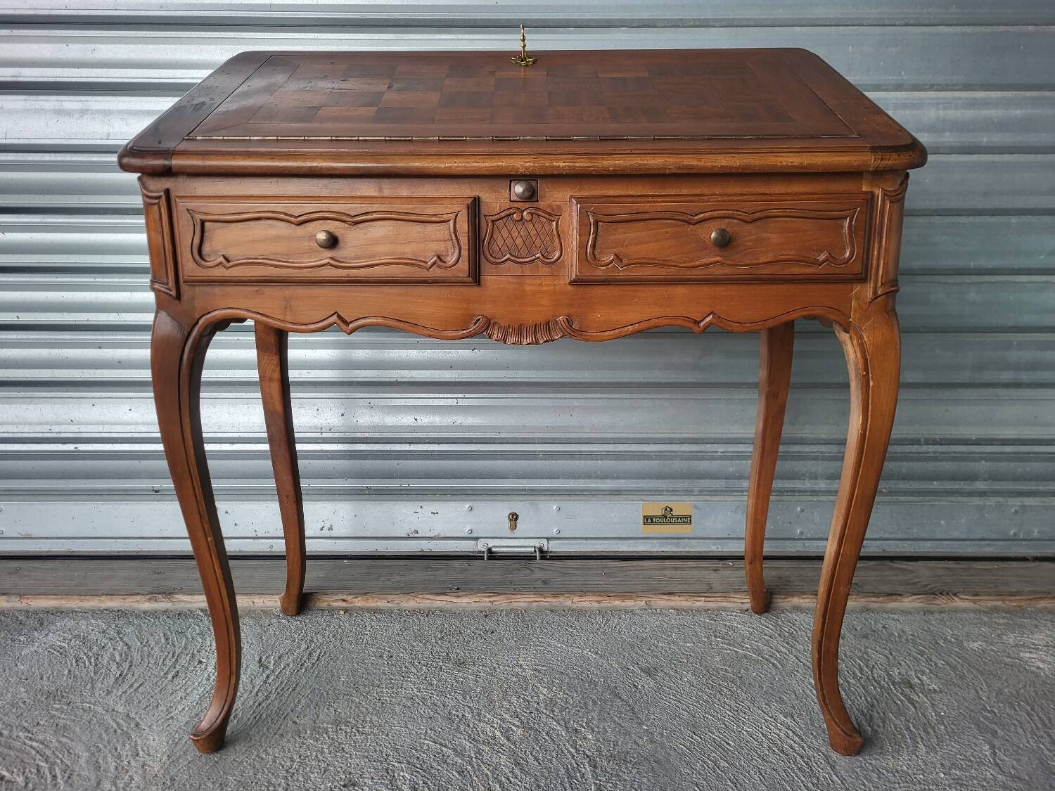 Slant-front desk, Louis XV style writing table