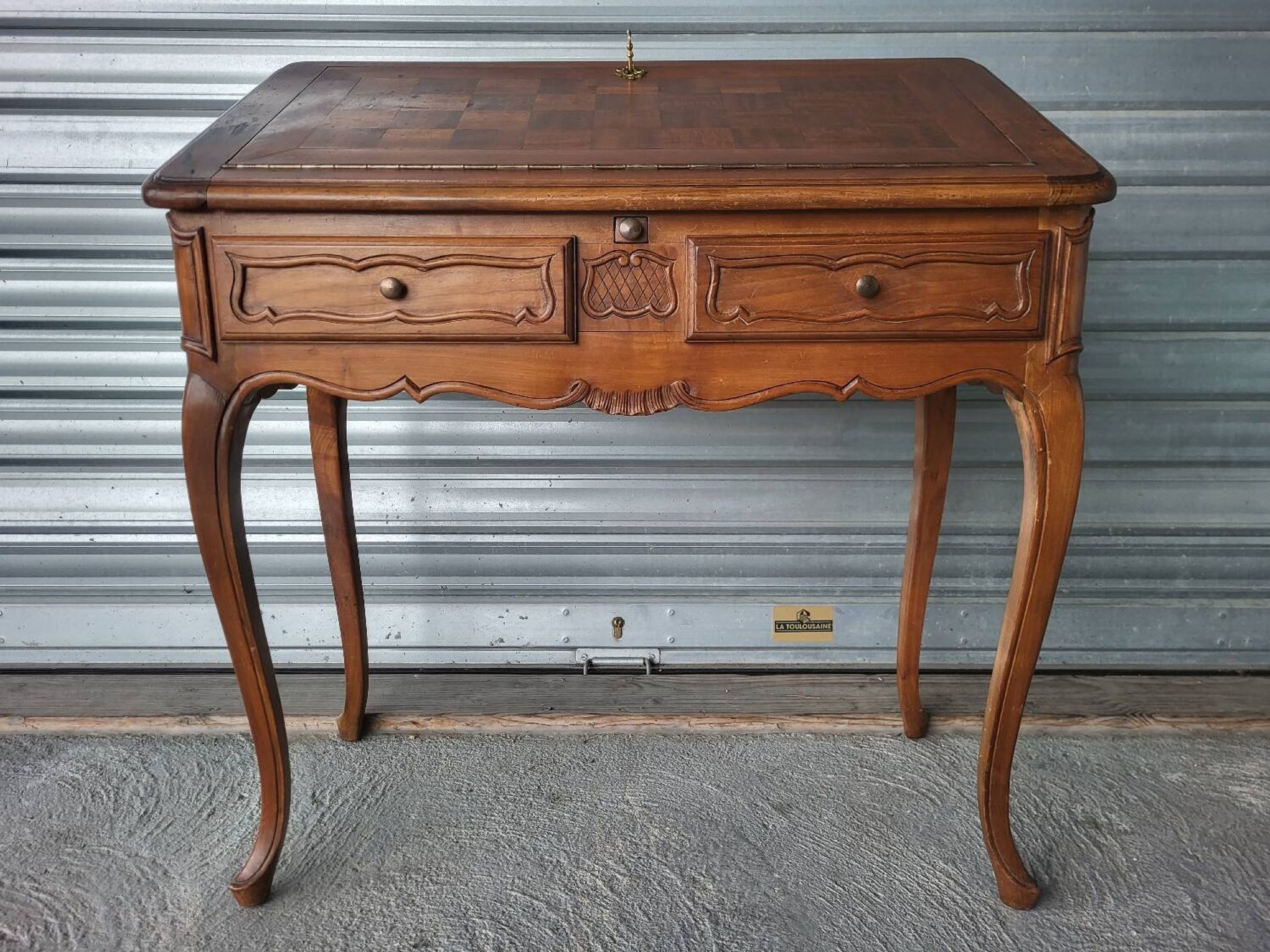 Sloping desk, writing table in Louis XV style