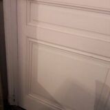 Haussmannian door 83x220 with old glazed transom frame 102x300 chassis