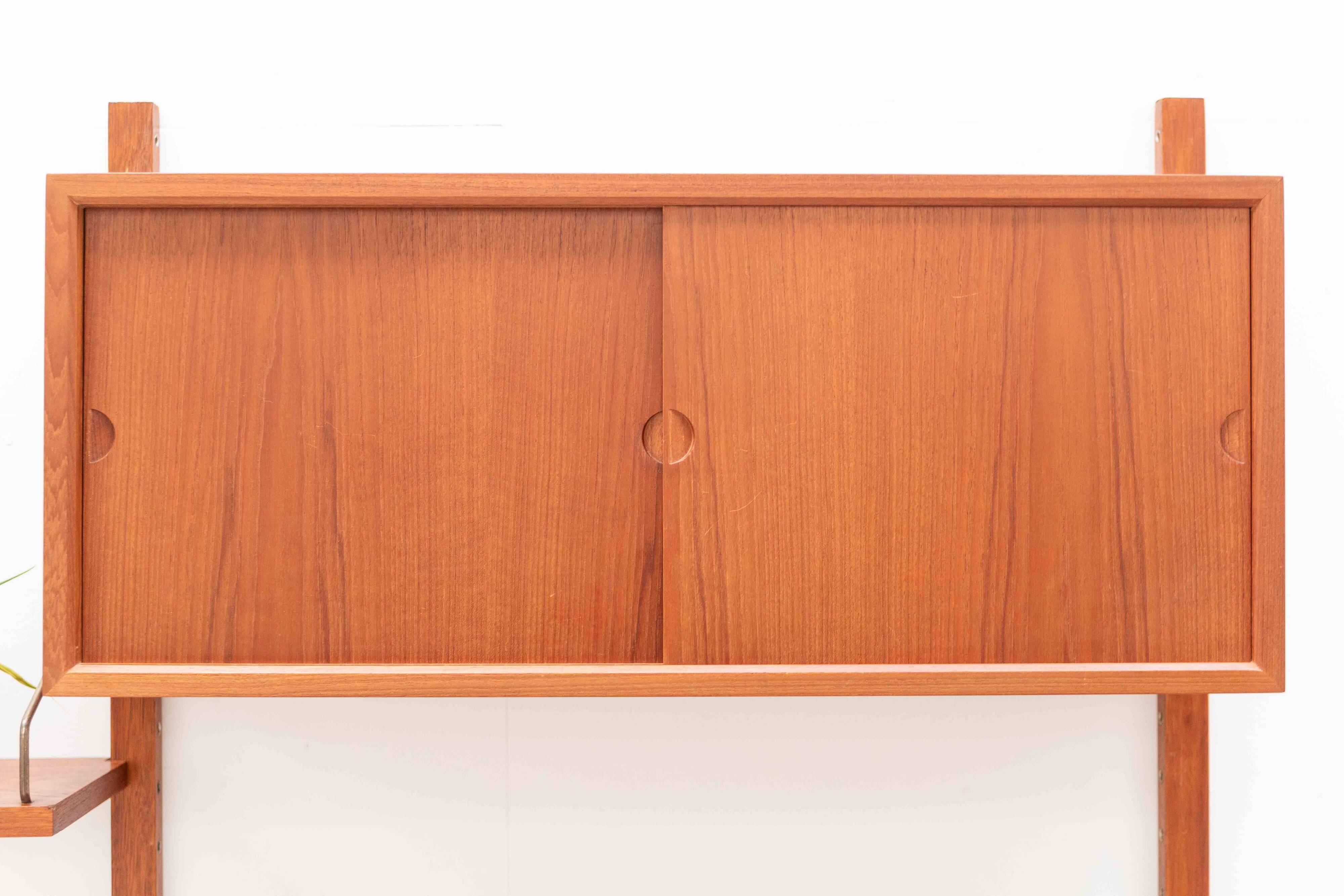 3-bay Cado wall unit by Poul Cadovius