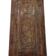 Table basse plateau porte indienne en bois teck