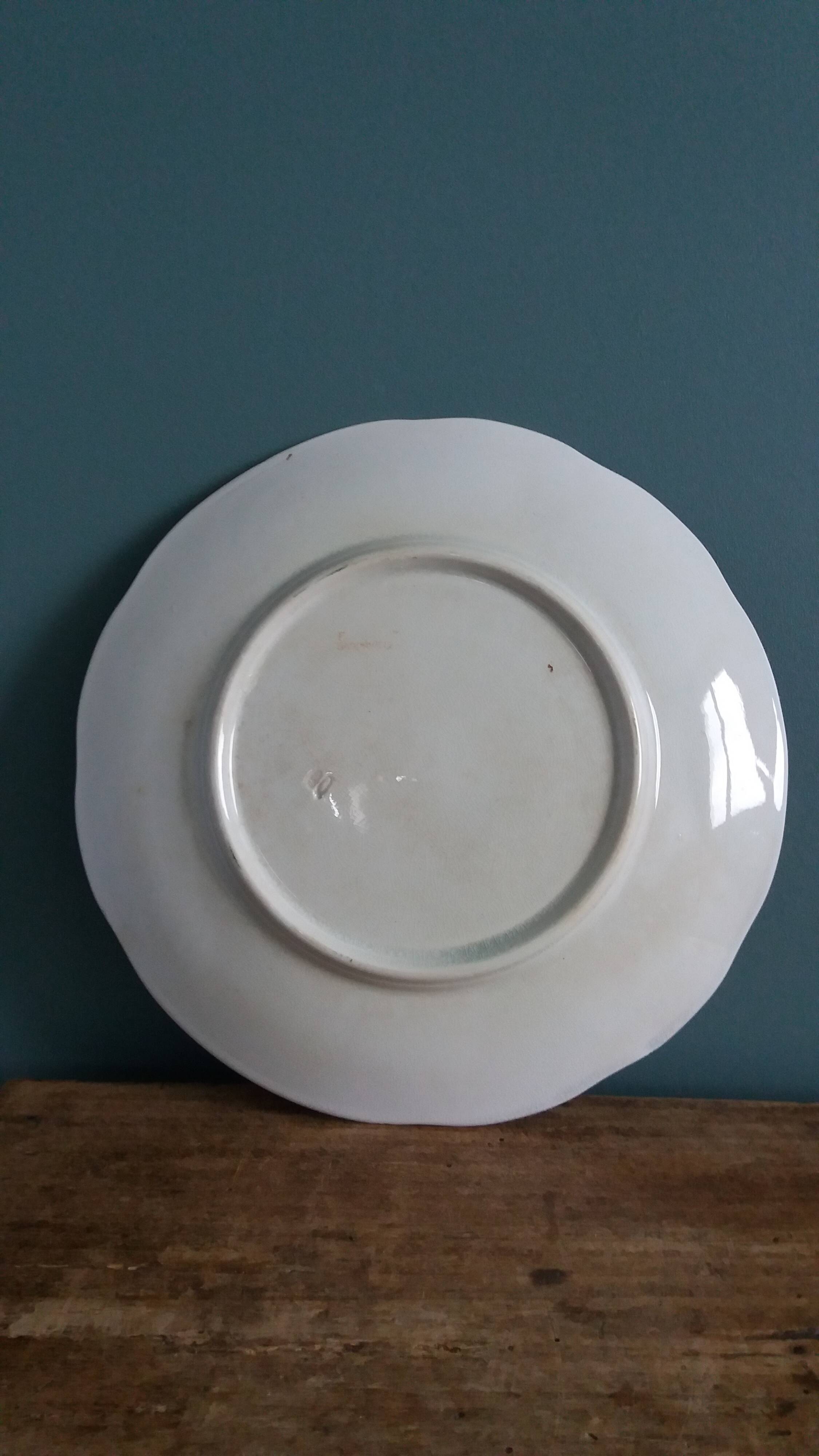 Badonviller thistle plate, 1920