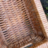 Vintage rattan chest of drawers