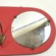 Vintage coat rack 4 hooks and 1 mirror