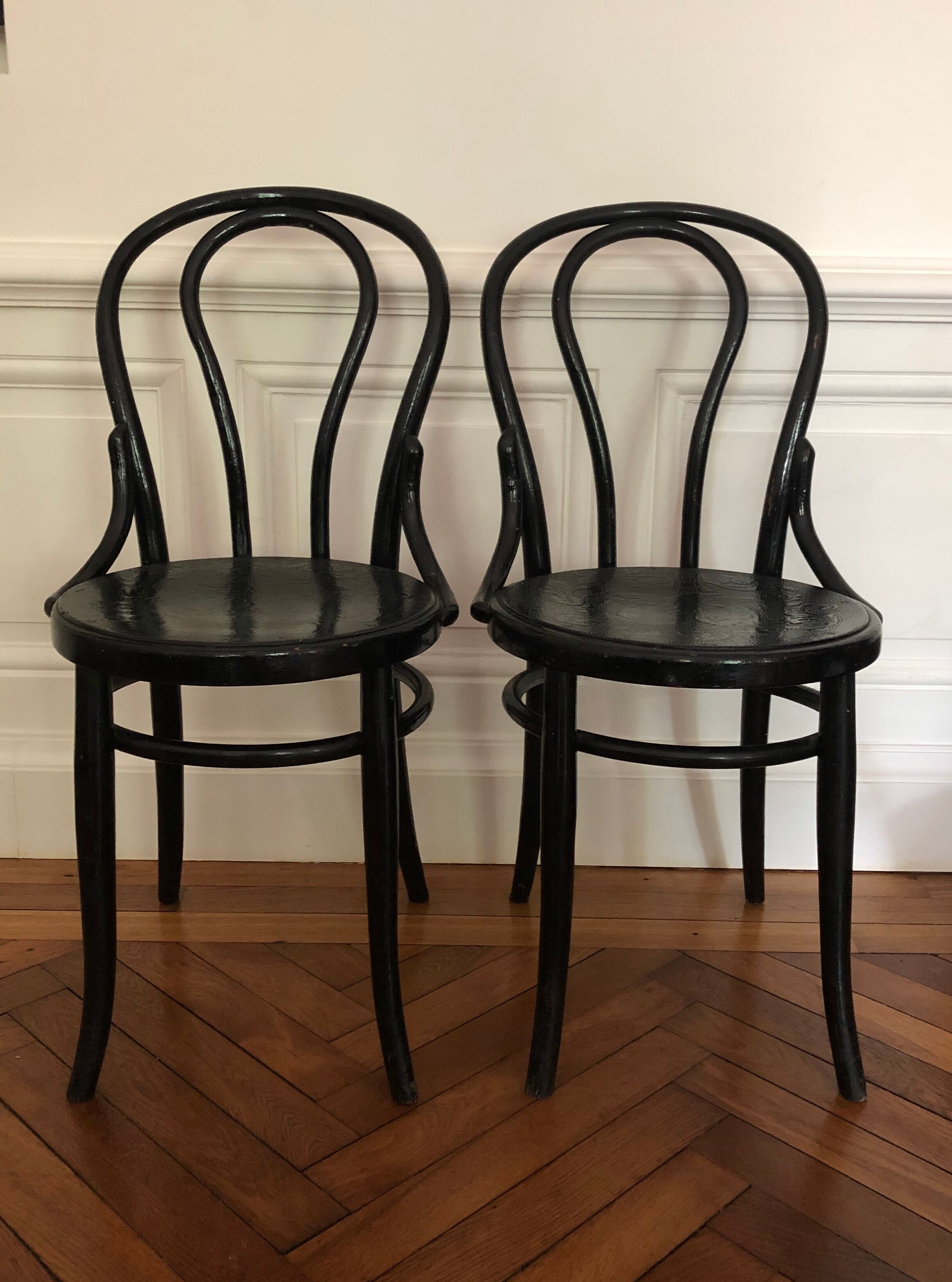 Pair of bistro chairs