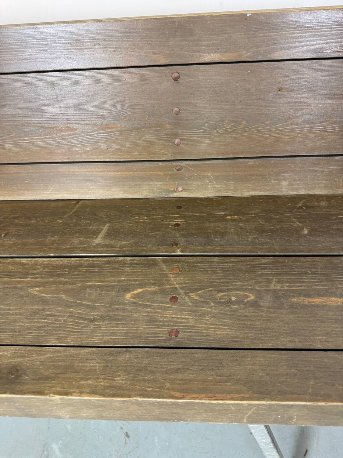 Banc Moderniste en Bois et Acier par Dom Hans van der Laan, 1965