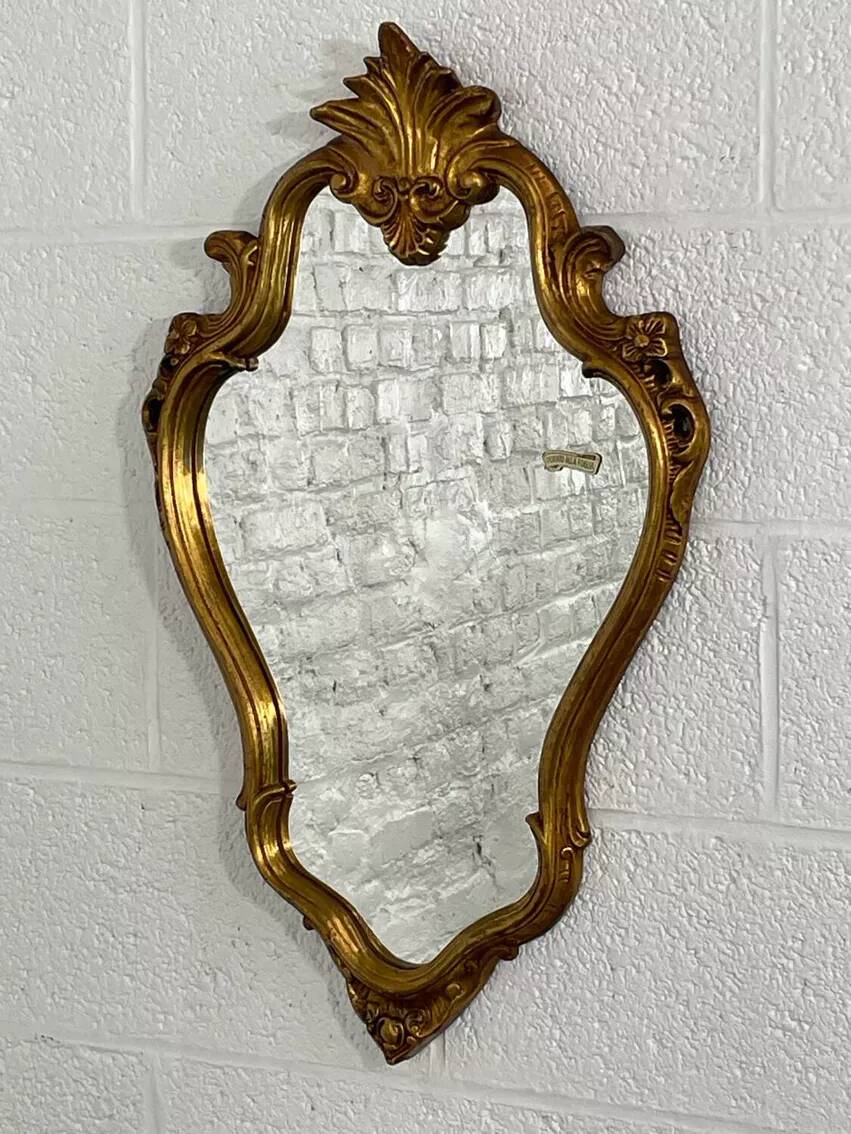 Vintage golden mirror