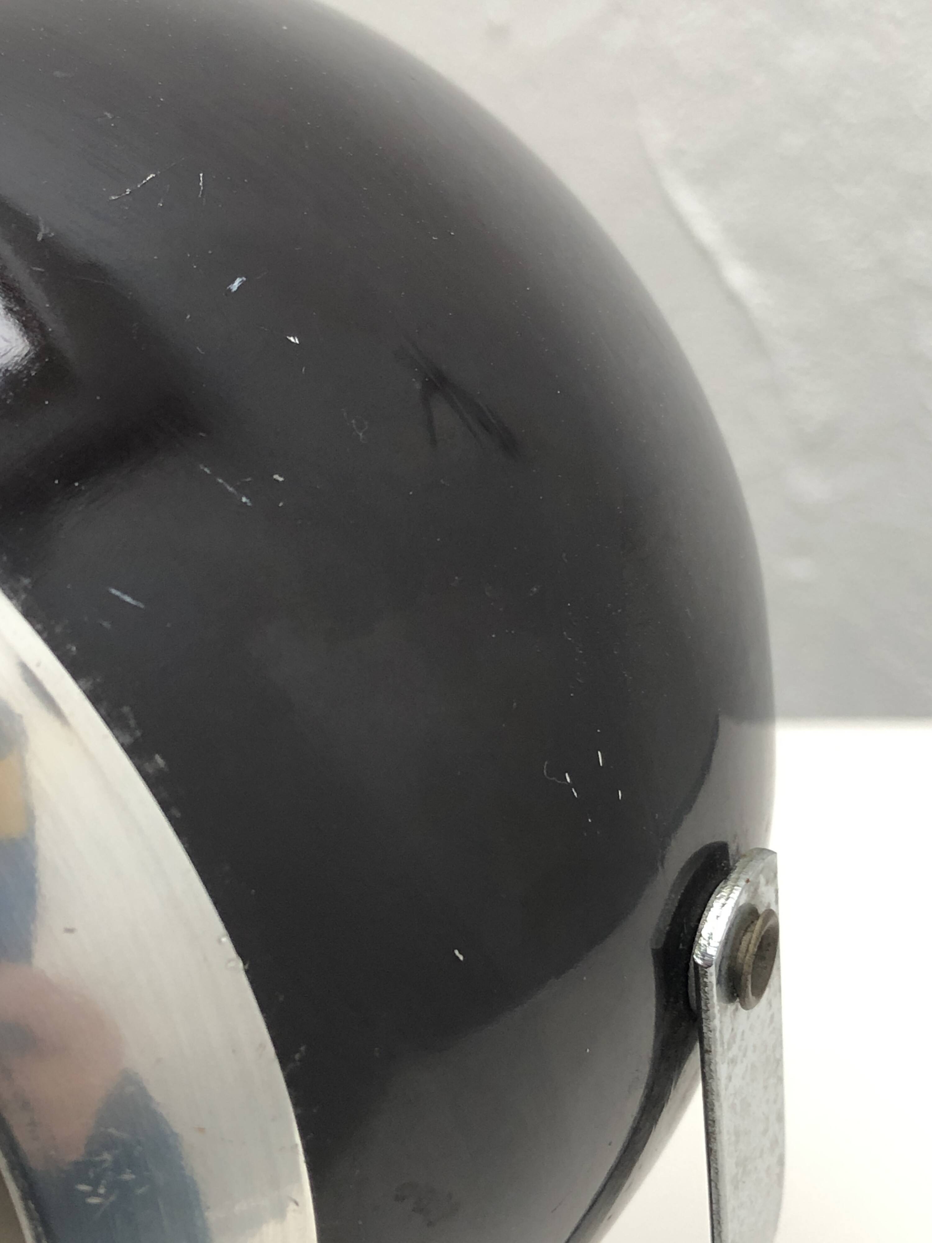 Black table eyeball lamp, 1960/1970