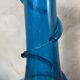 Blue spiral vase