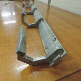 1950 aluminum five-hook coat rack