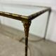Table basse en bronze doré 1960