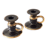 Pair of ceramic candlesticks from the 1950s