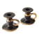 Pair of ceramic candlesticks from the 1950s
