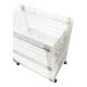 White metal service on wheels trolley