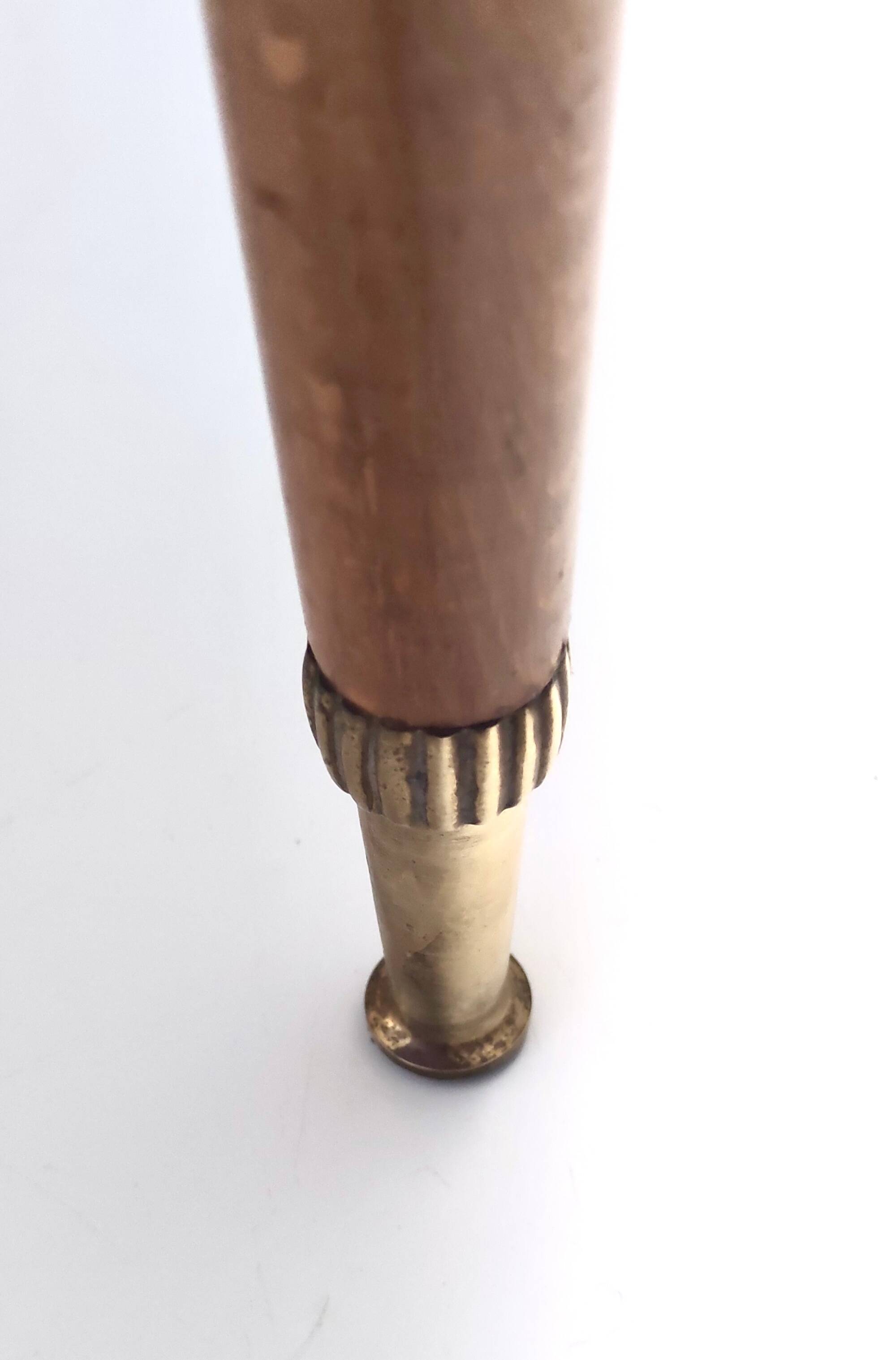 Pair of Grey Satin Lounge Chairs with Walnut Frame and Brass Feet Caps