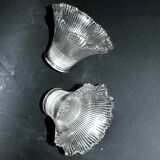 Set of 2 glasses of lamps