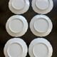 6 assiettes à dessert Art Nouveau