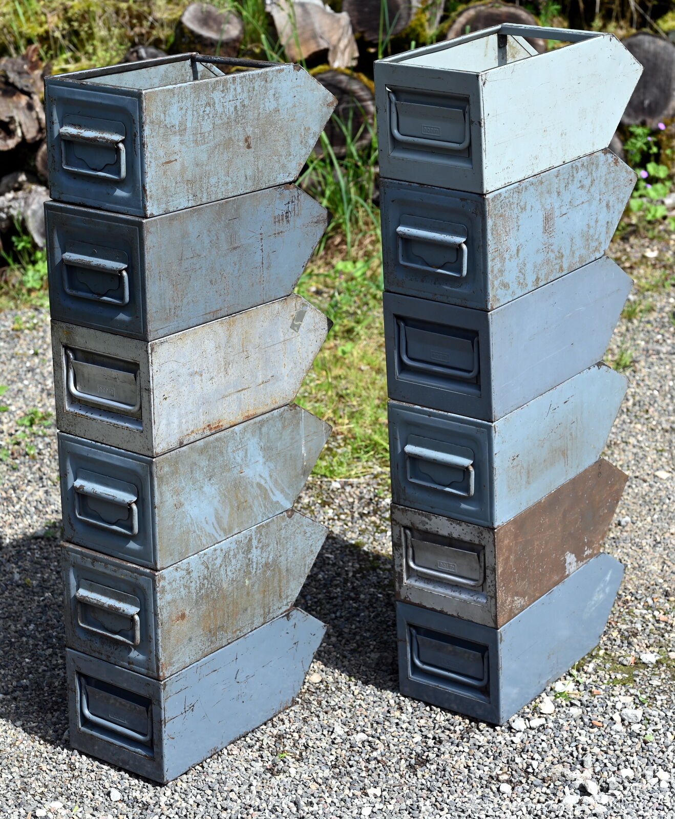 Lot 12 factory spout bins