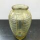 Old vase art de glass vintage yellow mould