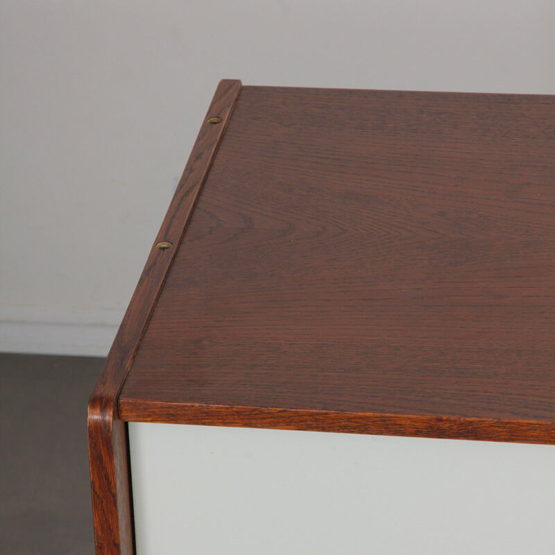 Vintage oak chest of drawers by Jiri Jiroutek, model U-452, 1960