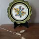 Henriot Quimper wall plate | gorse & heather flowers 1945/70