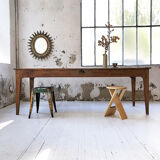 Oak farm table 2m20