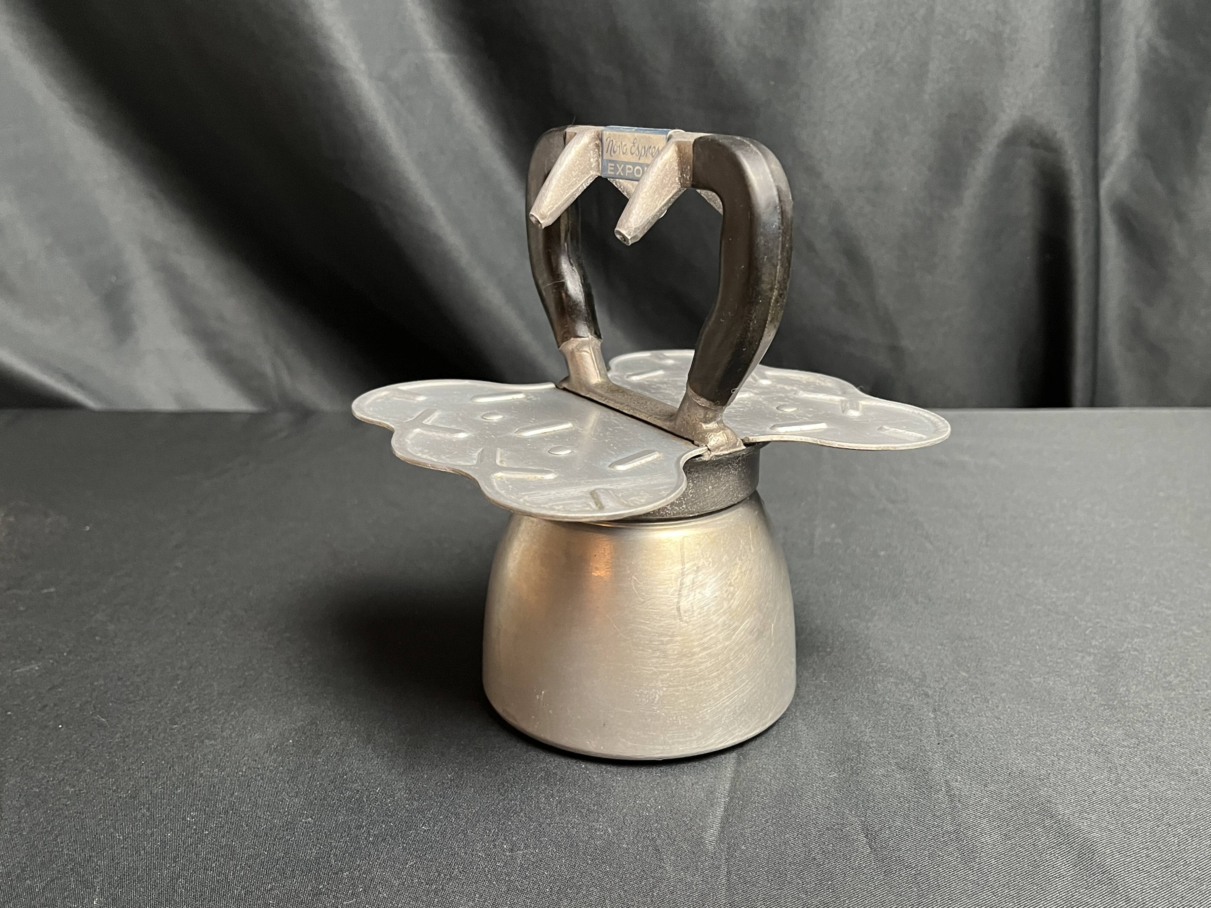 Vintage Irmel Omegna espresso coffee maker from around 1960.
