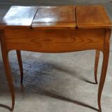 Period dressing table and writing desk in fruitwood, Louis XV style.