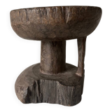 African folk art stool