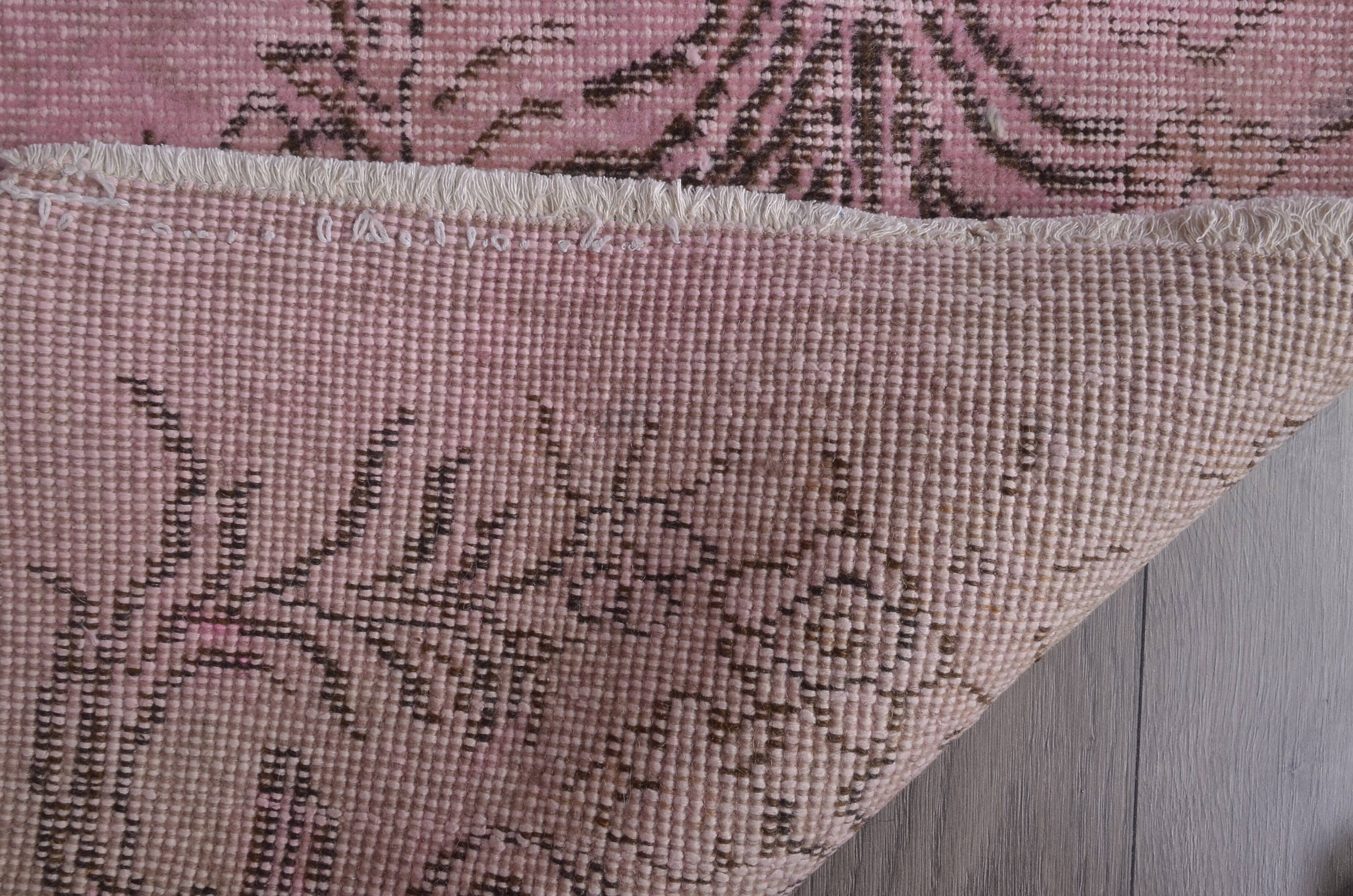 Pink Oushak Vintage Home Living Rug sku 1920